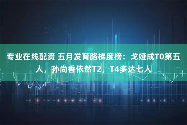 专业在线配资 五月发育路梯度榜：戈娅成T0第五人，孙尚香依然T2，T4多达七人